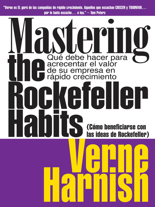 Title details for Como Beneficiarse con las Ideas de Rockefeller by Verne Harnish - Available